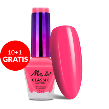 10+1gratis Lakier klasyczny do paznokci Classic Nail Polish MollyLac Nr 09 10 ml