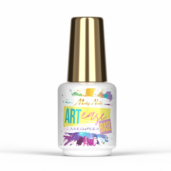 Grundierung für einfacheres Arbeiten mit Verzierungen: Art Ease Base Molly Nails by Laskovska, HEMA/Di-HEMA-frei, klar, 15 g