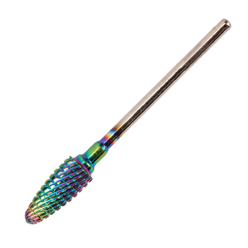 Professioneller Kobalt-Wolfram-Fräser, Regenbogenmodell Flame M 3/32" Nr. 3