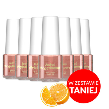 100 unidades de aceite para cutículas y uñas con aroma a naranja jugosa, 5 ml