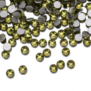 Zirconias de cristal para uñas SS5 Olivine, aprox. 50 unidades