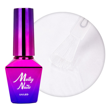 Diamond Top Coat MollyNails: capa de acabado para esmaltes clásicos, transparente, 10 g