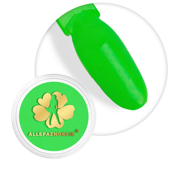 Poudre pour ongles Smoke Nails effet fumée Allepaznokcie neon green n° 02