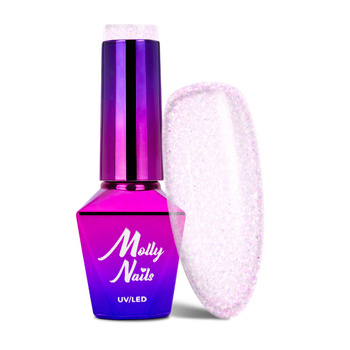 Гібридний лак Molly Nails Bling it on! Sucree 8 г № 500