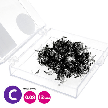 Éventails 8 en 1 Wonder Lashes méthode volumatrice C 0,08 13 mm