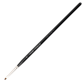 Pennellino per decorazioni con colori acrilici e gel One Stroke, lunghezza delle setole 2/3,5 mm, 4 pezzi – Monika Mielniczuk