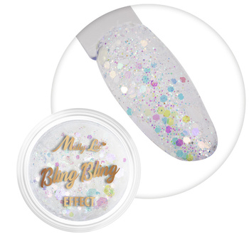 Пилок для нігтів MollyLac Bling Bling Effect 1 г № 09