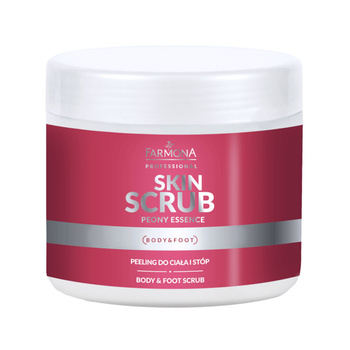 Exfoliante corporal y para pies Farmona Skin Scrub Peony Essence 500 g
