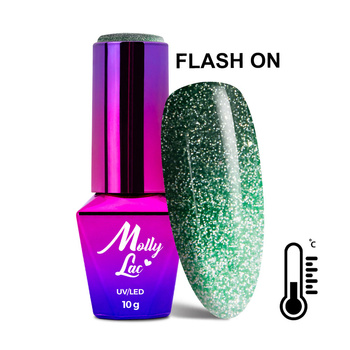 MollyLac Thermo Flashing Lights Rumor Hybrid Nail Polish 10 g No. 695