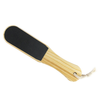 Rallador de madera claro para pedicura 120/180