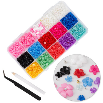 Cajita decorativa con flores BKHZ-015