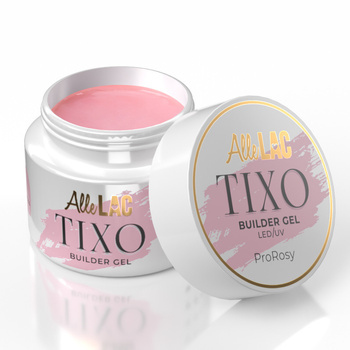 AlleLac Tixo Builder Gel ProRosy – aufbauendes Gel mit Thixotropie, 45 g