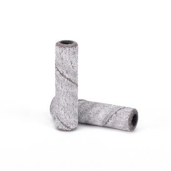 Насадки для манікюру та педикюру, мандрели, абразивні накладки, довгий циліндр, 3 мм, зернистість 180, білі, 50 шт.