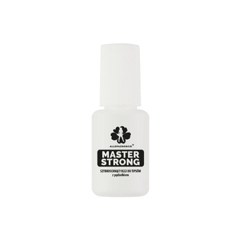 Colle à ongles artificiels à séchage rapide avec pinceau Master Strong Nail Glue 10 g