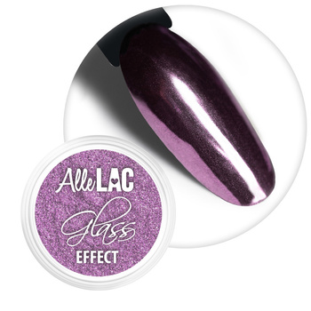 Spiegelglanz-Puder für Nageldekorationen Glass Effect AlleLac Lilac Nr. 6