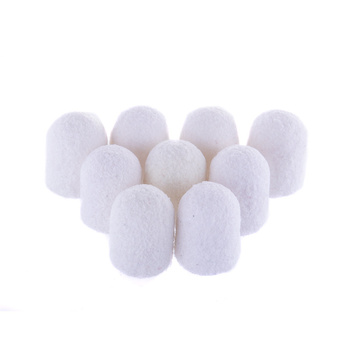 Cappucci per pedicure 7 mm grana 180 100 pz Fabric Podo AlleMed Bianco White