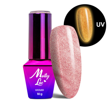 MollyLac Night Glowing Introspectre HEMA/Di-HEMA Free 10g No. 671 glow-in-the-dark hybrid nail polish