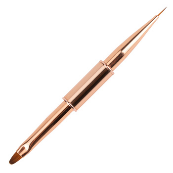 Doppelseitiger Gelpinsel Nr. 4, oval, für Verzierungen, 7 mm, No Name