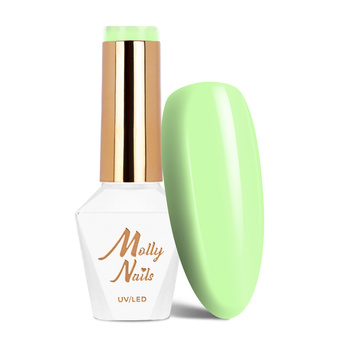 Smalto ibrido Molly Nails Fancy Fashion Mint Cocktail senza HEMA/Di-HEMA 8 g n. 337