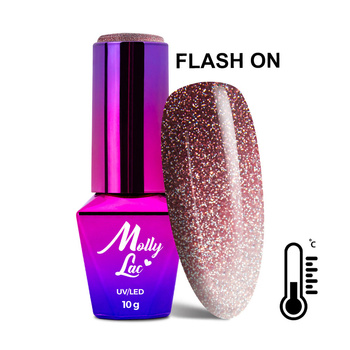 MollyLac Thermo Flashing Lights Big Muff hybrid nail polish, 10 g, No. 692