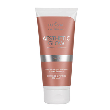 Mascarilla facial en gel con ceramidas y péptidos Farmona Aesthetic Glow, 200 ml