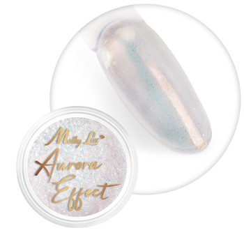 Polvere per unghie MollyLac Aurora Mirror Flame 0,3 g n. 2
