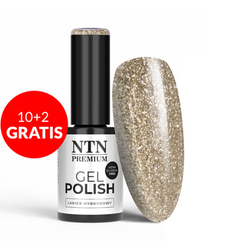 10+2 безкоштовно Гібридний лак LED/UV Gel Polish NTN Premium Limited Edition № 169 без HEMA/Di-HEMA, 5 г