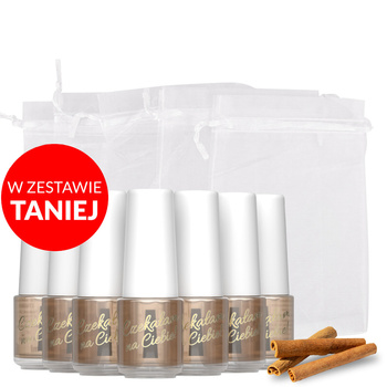100 unidades de aceite de oliva para cutículas y uñas con aroma a canela, en envase de 5 ml