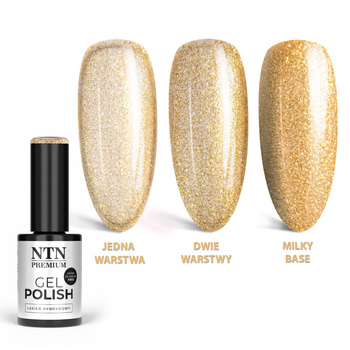 Гібридні лаки LED/UV Gel Polish NTN Premium Limited Edition № 330 без HEMA/Di-HEMA, 5 г