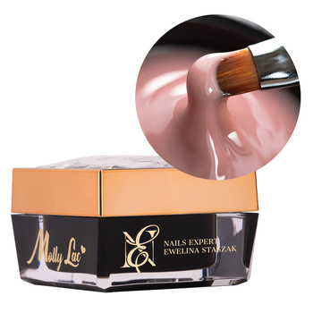 Густий гель для нарощування Salon Cover Soft Jelly від Ewelina Staszak MollyLac, без HEMA/Di-HEMA, 50 г
