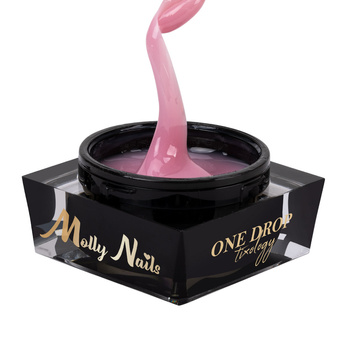 Формувальний гель з тиксотропними властивостями Molly Nails One Drop Tixology Mild Rose 15 г