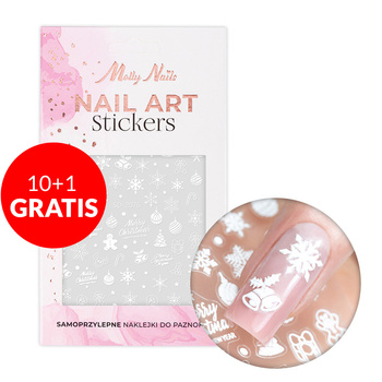 10+1 безкоштовно Різдвяні самоклейні наклейки на нігті MollyNails SD-2076