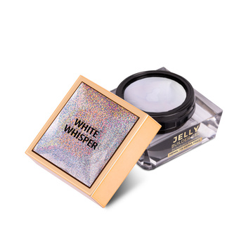 Желе-гель для моделювання густого твердого покриття Jelly Builder Gel Molly Nails White Whisper без HEMA/Di-HEMA, 15 г