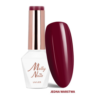 Гібридні лаки LED/UV Gel Polish Sorbet № 290 Lemon Cream Molly Nails без HEMA/Di-HEMA, 8 г