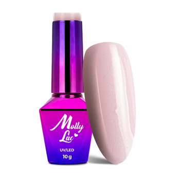 Гібридний лак MollyLac Macarons Pink Sugar 10 г № 473