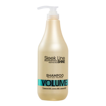 Шампунь для тонкого та ніжного волосся з шовком Stapiz Volume Sleek Line 1000 мл