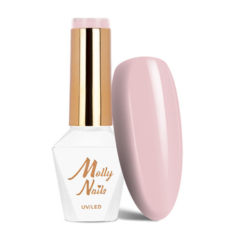 Гібридний лак Molly Nails I'm Nudelover Nudematic без HEMA/Di-HEMA, 8 г, № 522
