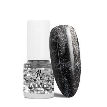 Water Ink MollyLac ART акварель для декорування SILVER
