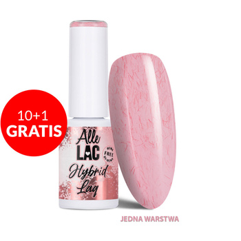 10+1 безкоштовно Гібридний лак LED/UV Gel Polish Pinks Candy Knit AlleLac без HEMA/Di-HEMA 6 г