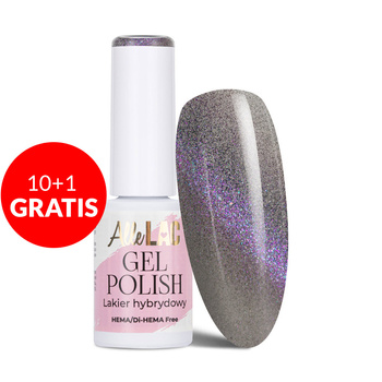 10+1 безкоштовно Гібридний лак LED/UV Gel Polish Cat Eye CAT 5 Rainbow AlleLac без HEMA/Di-HEMA 6 г