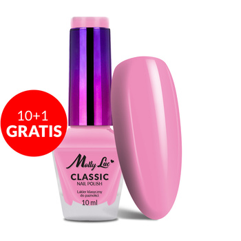 10 + 1 безкоштовно Класичний лак для нігтів Classic Nail Polish MollyLac № 05 10 мл