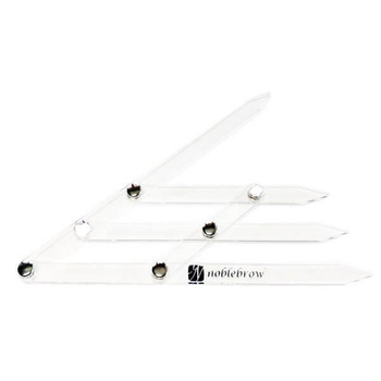 Складана лінійка для вирівнювання брів Noblebrow Noble lashes