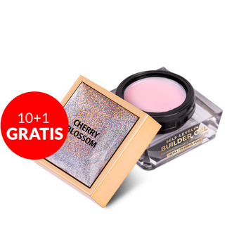 Budujący żel samopoziomujący twardy średniogęsty builder gel self leveling Molly Nails Angel Pink HEMA/Di-HEMA Free 15 g