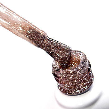 Гібридний лак Molly Nails Flashing Lights Bitter Brown без HEMA/Di-HEMA, 8 г, № 564