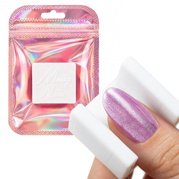 10+1 безкоштовно Магніт-магнітизатор для «котячого ока» Cat Eye 5D MollyNails, білий