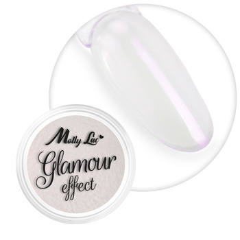 Пилок для нігтів MollyLac Glamour Effect Purple 1 г № 4