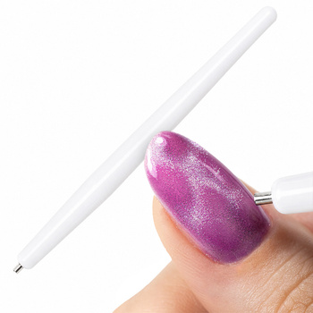Магніт-магнітизатор для «котячого ока» Cat Eye PEN No Name, білий