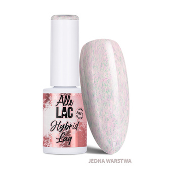 Гібридний лак LED/UV Gel Polish Purples P12 Misty Fluff AlleLac без HEMA/Di-HEMA, 6 г